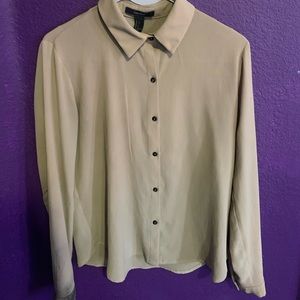 Tan colored button up